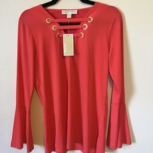 MICHAEL Michael Kors Coral Blouse (Small) NWT